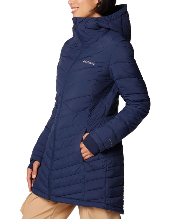 Columbia Women's Joy Peak II Mid Hooded Jacket Collegiate Navy