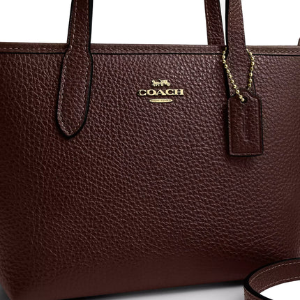 Coach Women's City Mini Tote Bag Gold/Maple