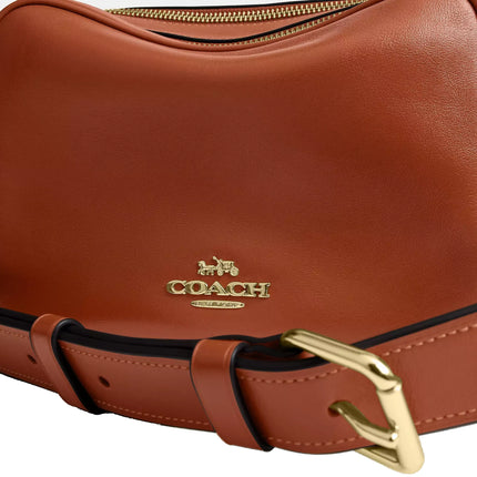 Coach Women's Carey Crossbody Bag Gold/Cinnamon