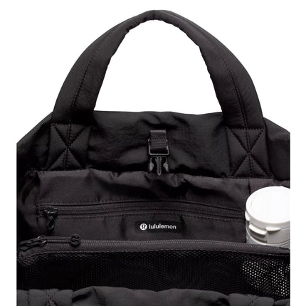 lululemon Unisex On My Level Tote Bag 20L Black/Gold