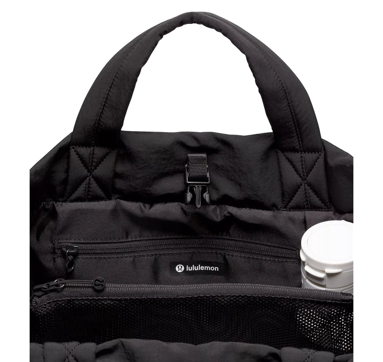lululemon Unisex On My Level Tote Bag 20L Black/Gold