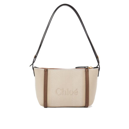Chloé Women's Carry Shoulder Bag in Canvas Vegetal Beige
