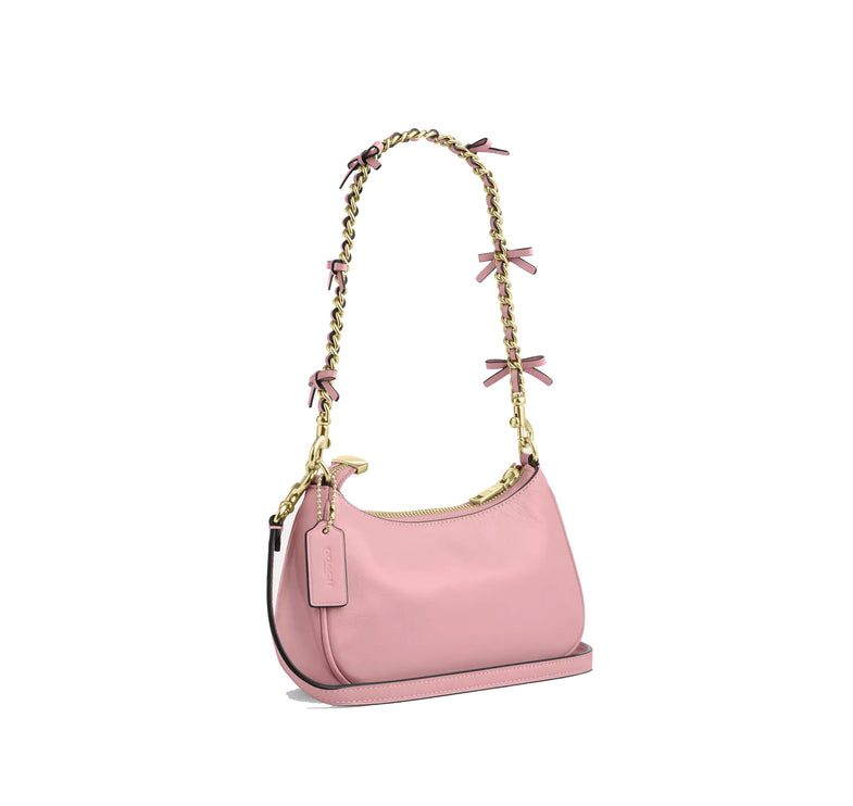 Coach Women's  Teri Mini Crossbody Bag With Bows Gold/Soft Pink