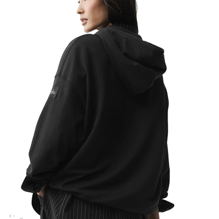 alo Women's Double Take Hoodie Black