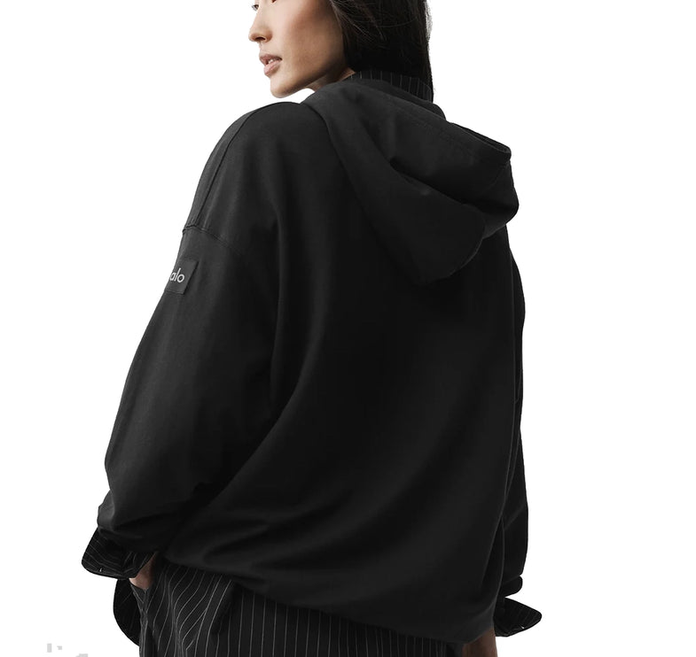alo Women's Double Take Hoodie Black