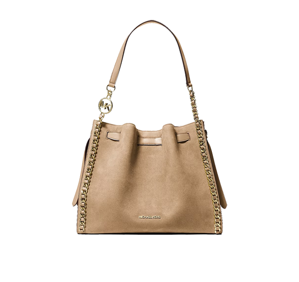 Michael Kors Women's Mina Large Chain Shoulder Bag Camel