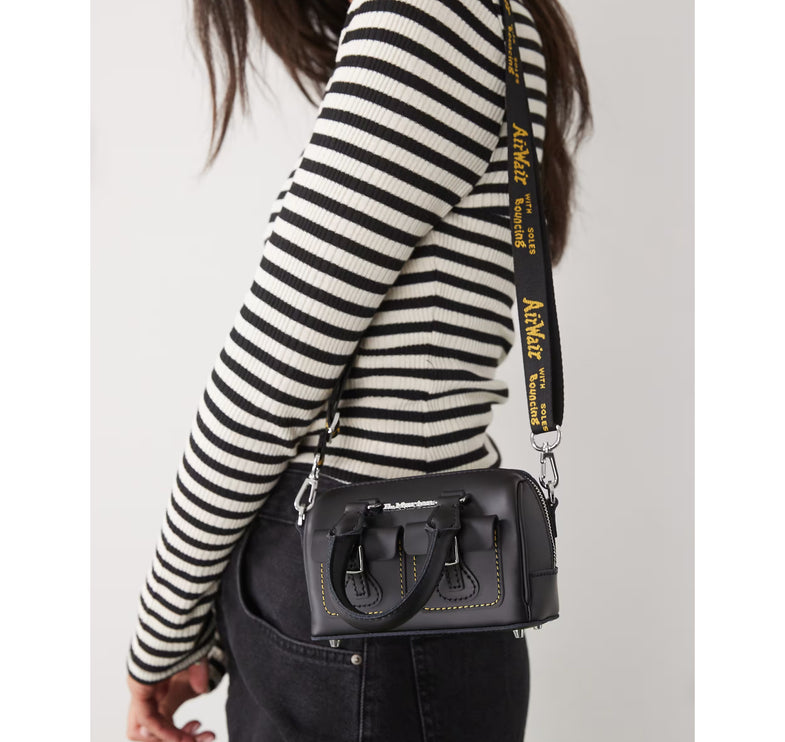 Dr. Martens Mini Top Handle Leather Bag Black
