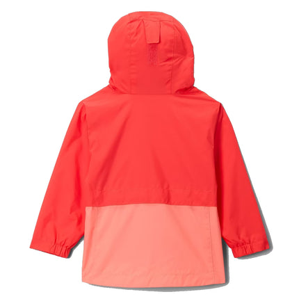 Columbia Girls' Toddler Rain-Zilla II Jacket Poppy Red/Hot Coral