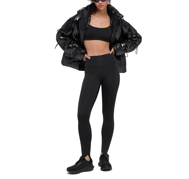 alo Women's Stunner Puffer Jacket Black