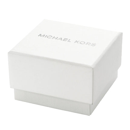 Michael Kors Women's Liliane Pavé Silver-Tone Ring Watch Silver MKO1303