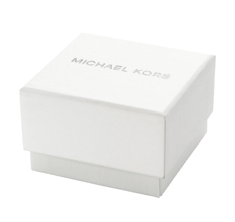 Michael Kors Women's Liliane Pavé Silver-Tone Ring Watch Silver MKO1303