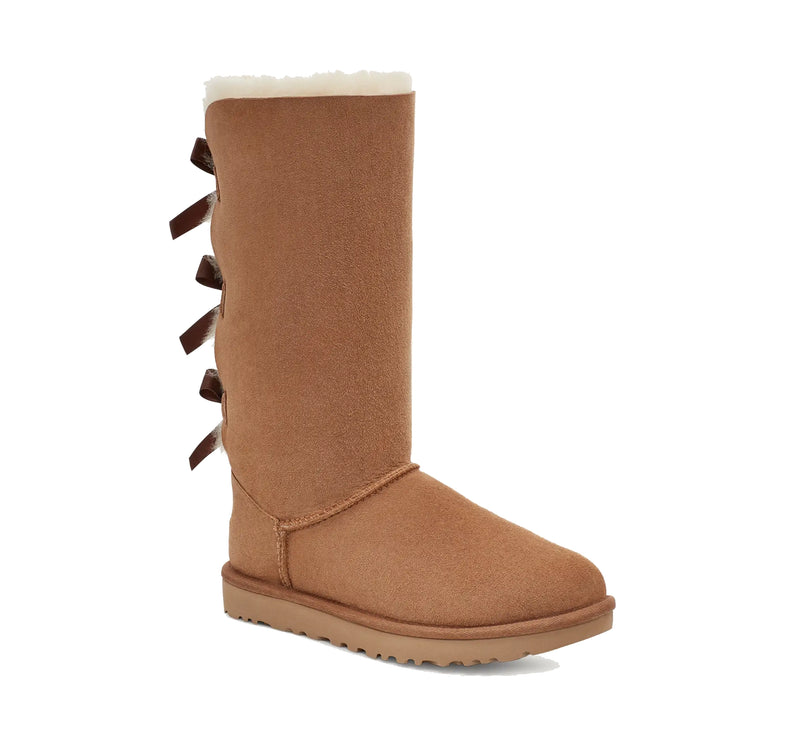 UGG Women's Bailey Bow Tall II Chestnut