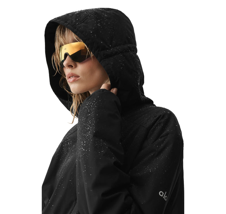 alo Women's Elemental Full-Zip Jacket Black