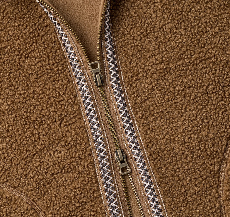 UGG Men's UGGbraid Full-Zip Jacket Coffee Grounds