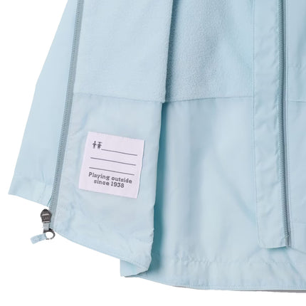 Columbia Girls' Toddler Rain-Zilla II Jacket Marine Light