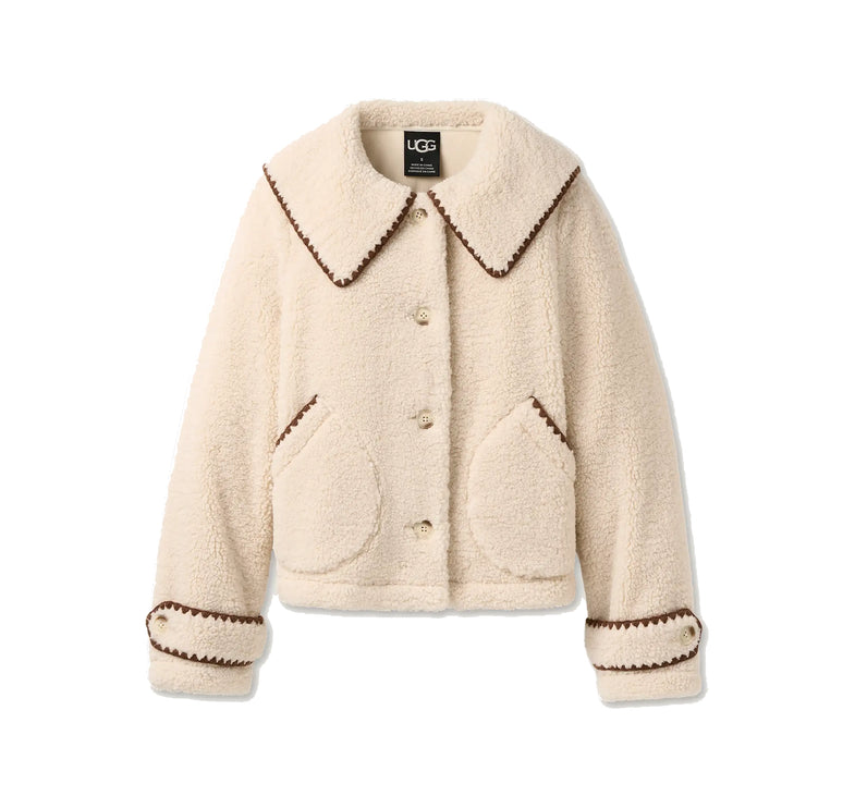 UGG Women's Nikia Collared Jacket Cream