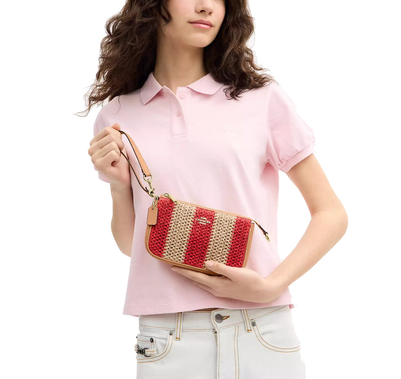 Coach Women's Nolita 19 Gold/Red/Tan