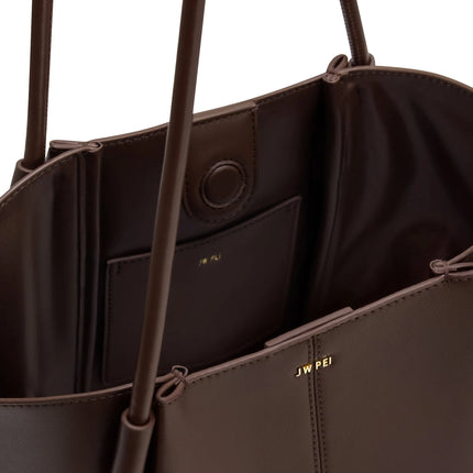 JW PEI Women's Nala Wide Tote Bag - Deep Brown