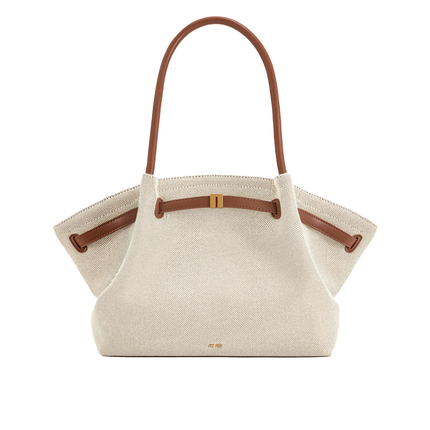 JW PEI Women's Hana Large Tote Bag - Brown Canvas