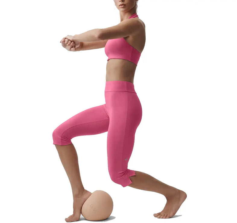 alo Women's ALO Softsculpt Shoreline Capri Paradise Pink