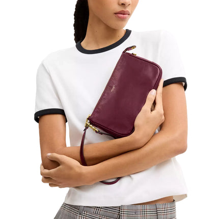 Coach Women's Plaza Bag Dark Cherry