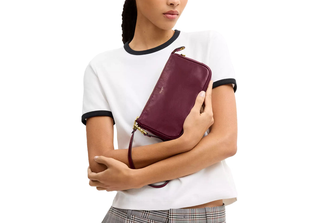 Coach Women's Plaza Bag Dark Cherry