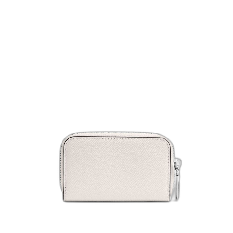 Coach Women's Small Zip Around Card Case Chalk