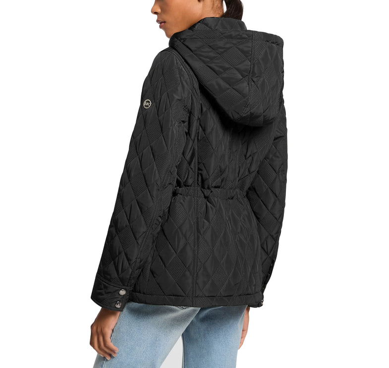 Michael Kors Women's Quilted Jacket Black