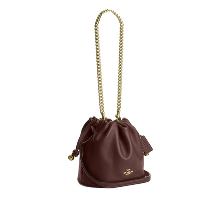 Coach Women's Faye Mini Drawstring Bag Gold/Maple