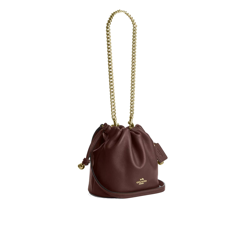 Coach Women's Faye Mini Drawstring Bag Gold/Maple