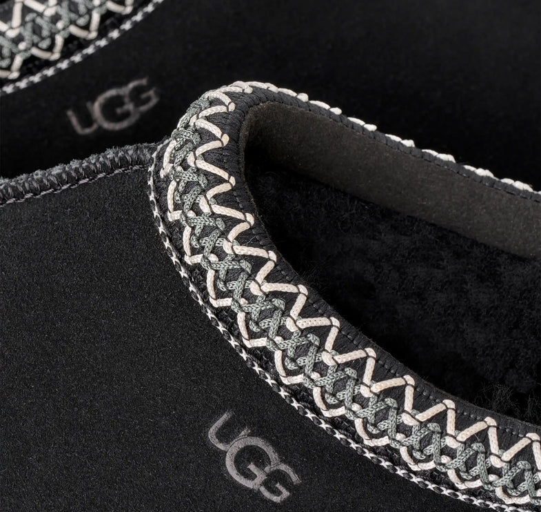 UGG Tasman II kadın terliği, siyah süet