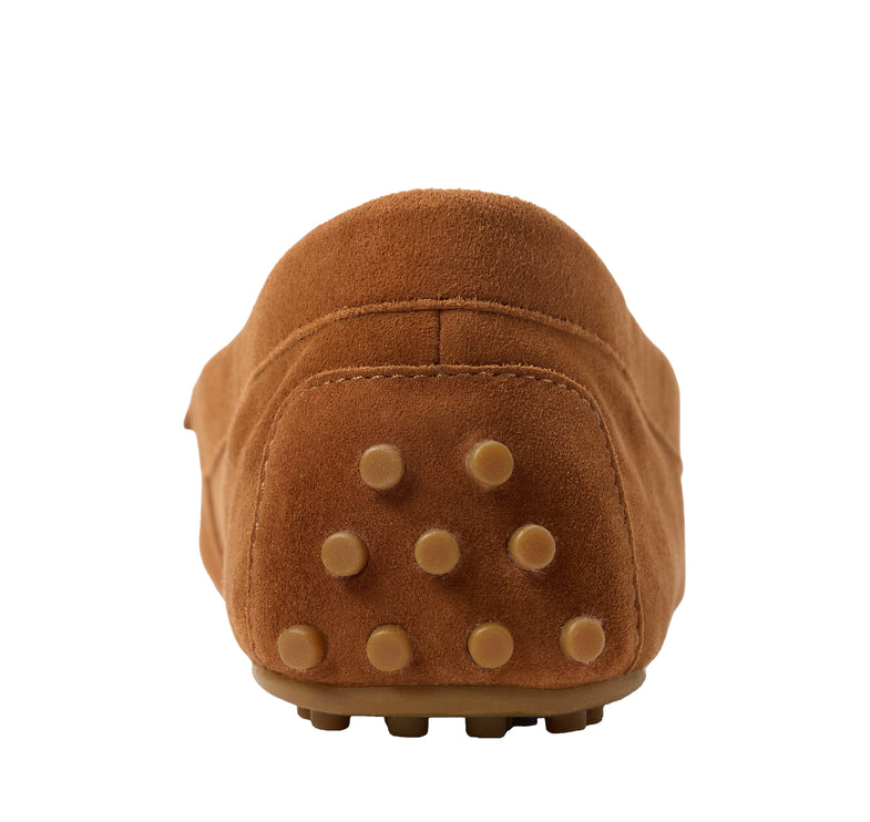 Polo Ralph Lauren Women's Barnsbury Suede Loafer Lauren Tan