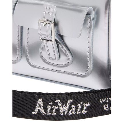 Dr. Martens Mini Top Handle Bag Silver Metallic Patent Lamper Silver