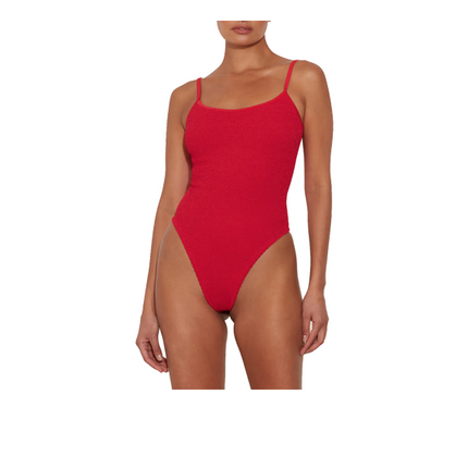 HUNZA G Women's Petra Swim Red