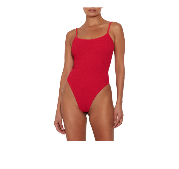 HUNZA G Women's Petra Swim Red