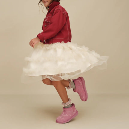 UGG Big Kids' Classic Ultra Mini Western Dusty Orchid