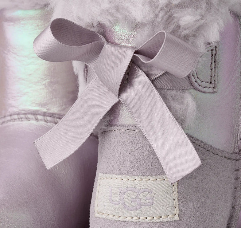 UGG Toddlers Mini Bailey Bow II Frosted Lavender Smoke