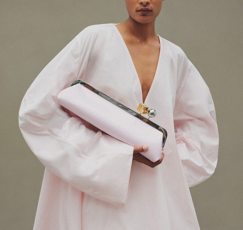 Jacquemus Women's The Salon Clutch Light Pink