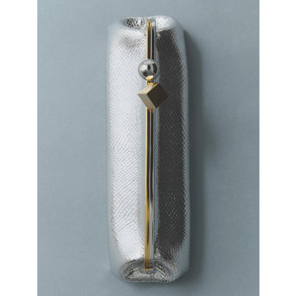 Jacquemus Women's The Salon Clutch Silver