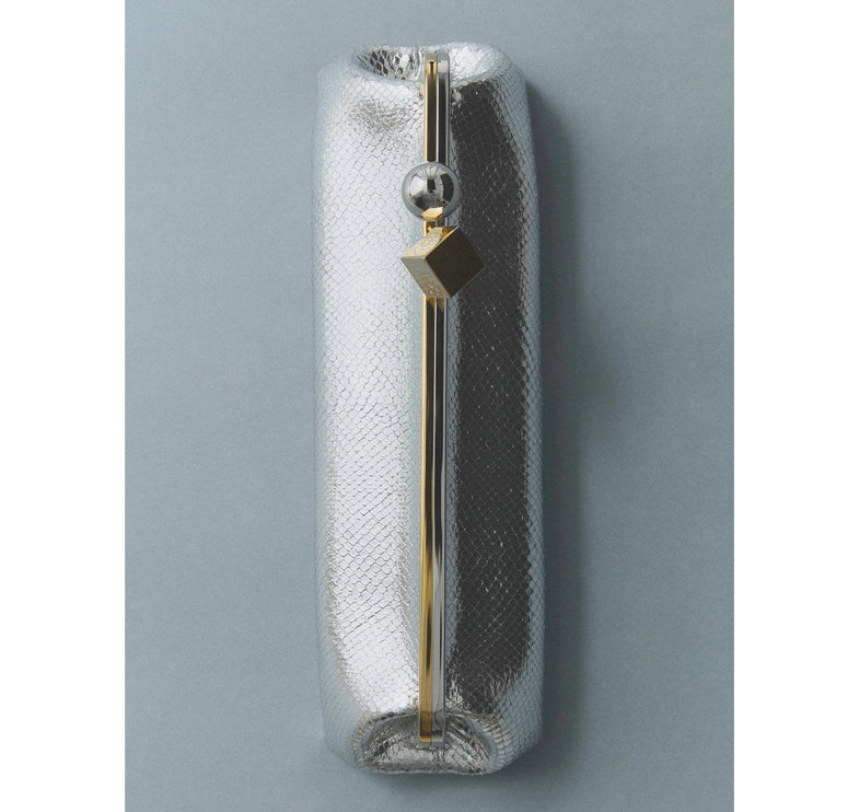 Jacquemus Women's The Salon Clutch Silver