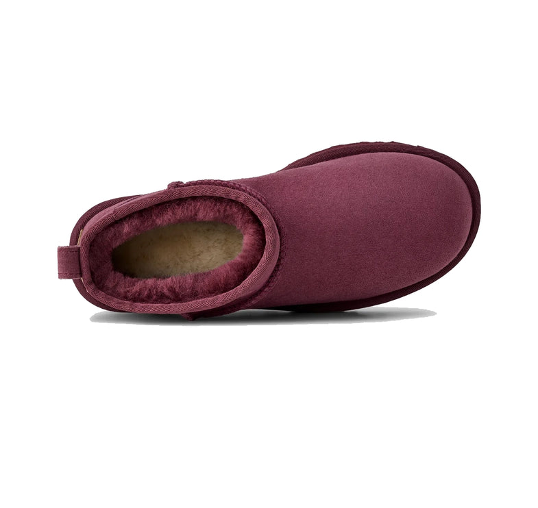 UGG Women's Classic Ultra Mini Boots Burnt Magenta