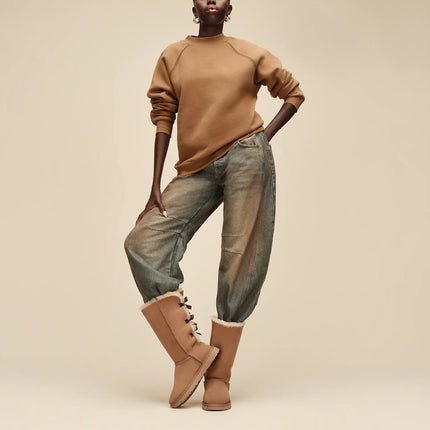 UGG Women's Bailey Bow Tall II Chestnut