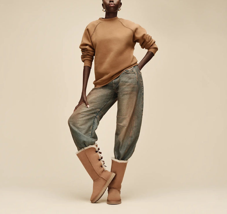 UGG Women's Bailey Bow Tall II Chestnut