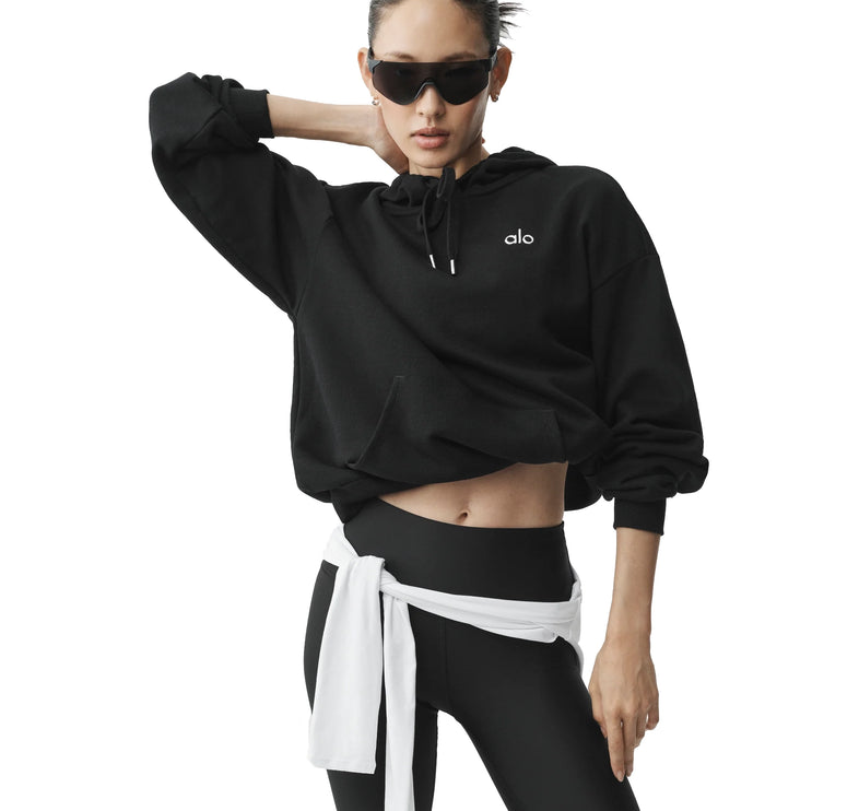 alo Women's Accolade Hoodie Black