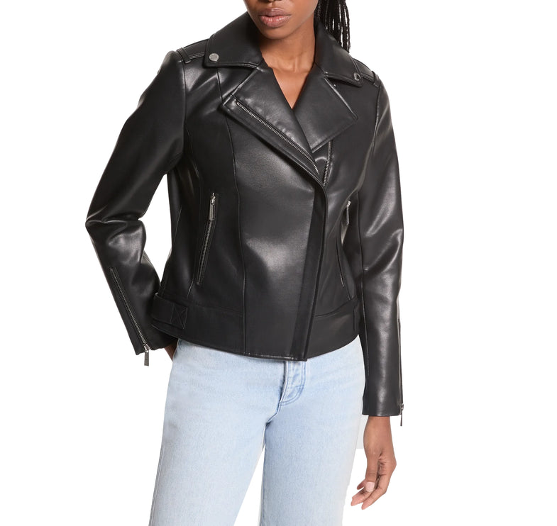 Michael Kors Women's Moto Jacket Black