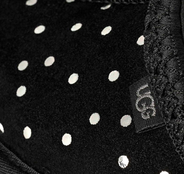 UGG Big Kids' Tazz Shiny Dots Black