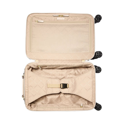 Michael Kors Small Signature Logo Suitcase Light Cream Multi