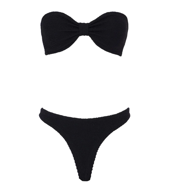 HUNZA G Women's Tina Bikini Black