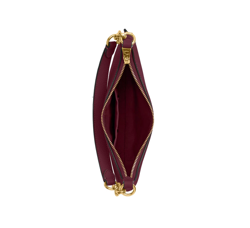 Coach Women's Mini Payton Bag Gold/Dark Cherry