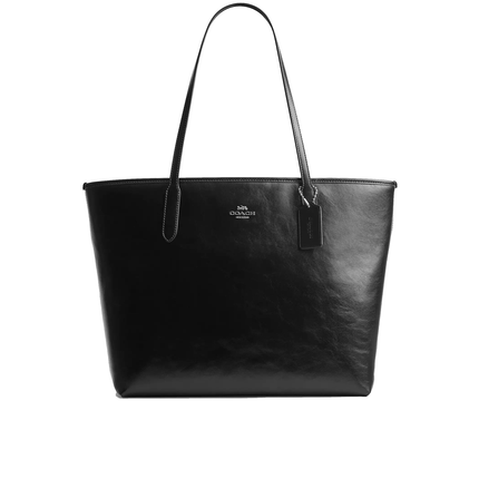 Coach Women's City Tote Bag Silver/Black